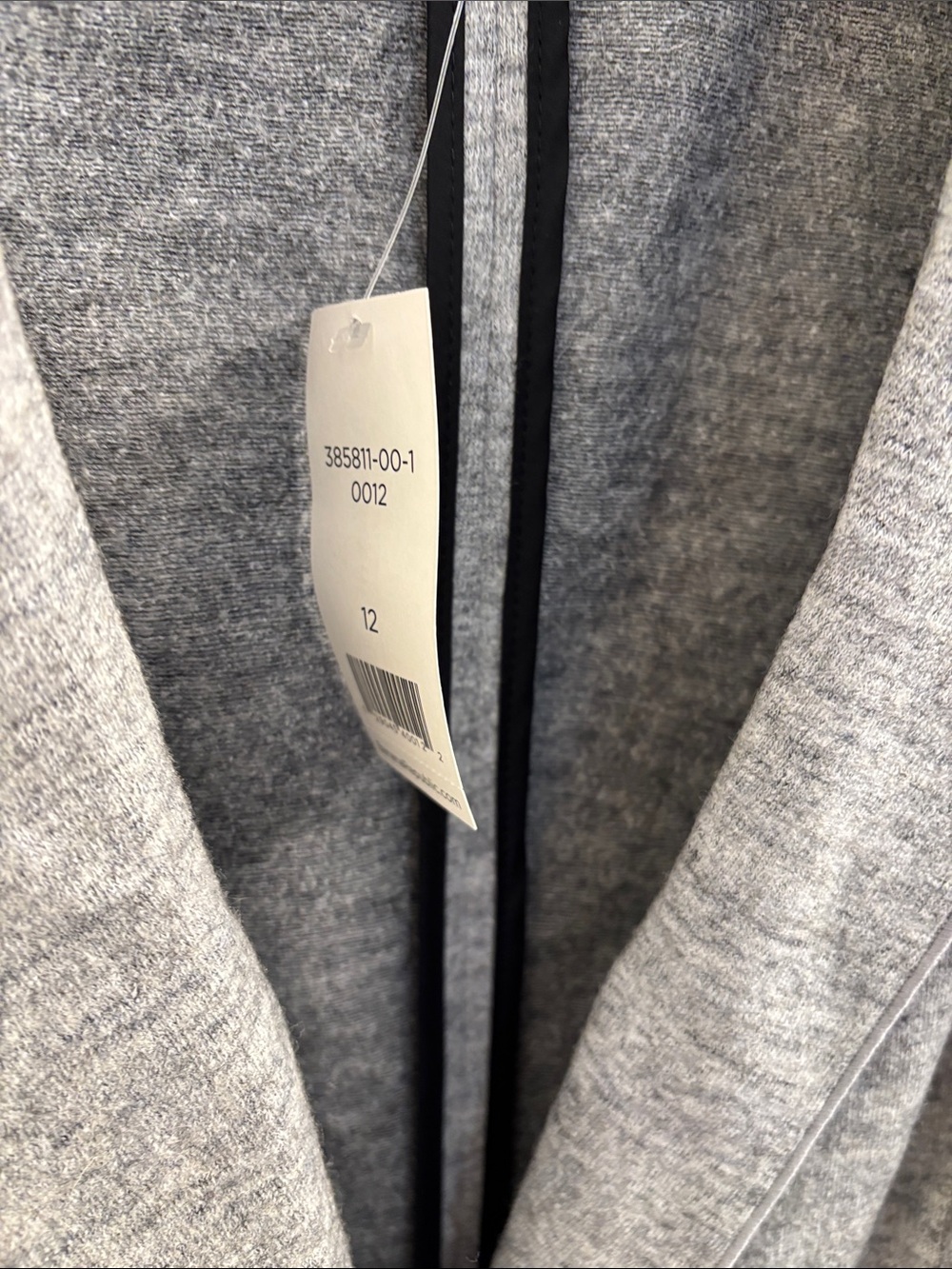 NWT Banana Republic Light Gray Knit/Wool Long and Lean Blazer - Perfect Size 12 - Picture 5 of 16
